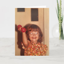 strong work greeting card