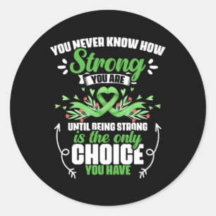 Strong You Are - Bile Duct Cancer Gallbladder Canc Classic Round Sticker