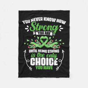 Strong You Are - Bile Duct Cancer Gallbladder Canc Fleece Blanket