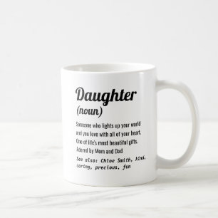 Stronger Attitude Quote definition For Daughter Coffee Mug