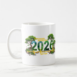 Stronger Brighter Better 2026   Nature Heartbeat  Coffee Mug