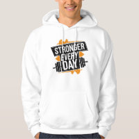 Stronger Every Day Fitness Progress Motivation Art