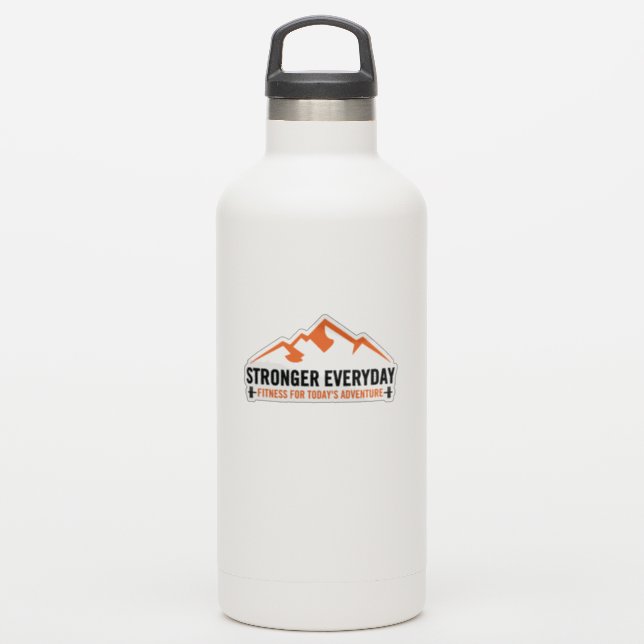 Stronger Everyday Logo Sticker for Water Bottle (Waterbottle)