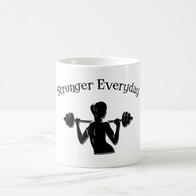 Stronger Everyday - Women's Coffee Mug (Center)