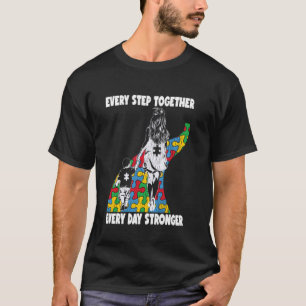 Stronger Mother Son Autistic Boys Autism Awareness T-Shirt