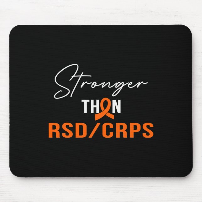 Stronger Rsd Crps Warrior Rsd Crps Awareness  Mouse Mat (Front)