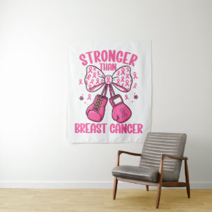 Stronger Than Breast Cancer Tapestry