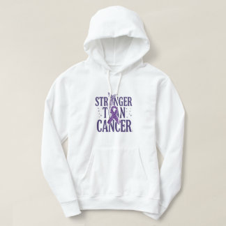 Stronger Than Cancer Inspirational T-Shirt Hoodie 