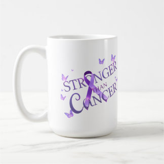 Stronger Than Cancer Mug | Cancer Awareness Coffee