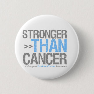 Stronger Than Cancer - Prostate Cancer 6 Cm Round Badge