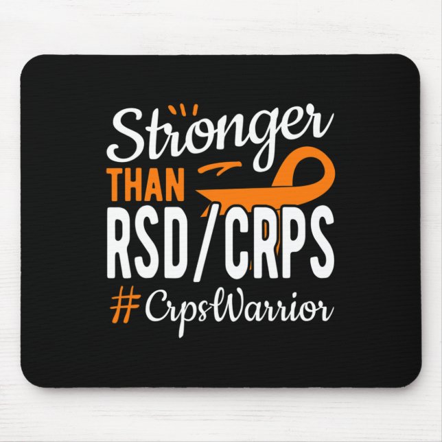 Stronger Than CRPS RSD CRPS Awareness Mouse Mat (Front)