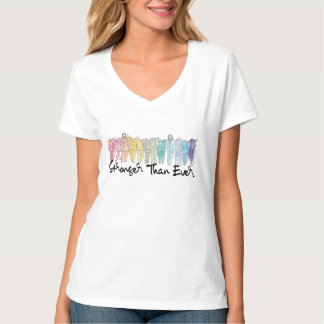 Stronger Than Ever Women's V-Neck Tee