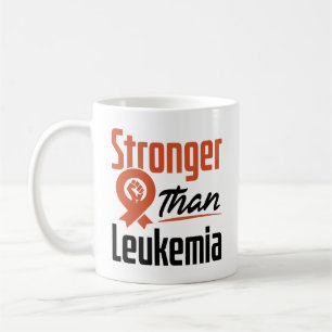 Stronger Than Leukaemia Blood Cancer Survivor Coffee Mug