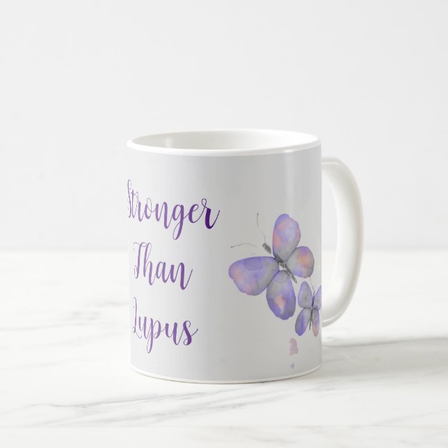 Stronger Than Lupus Coffee Mug (Front Right)