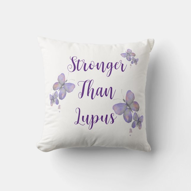 Stronger Than Lupus Cushion (Front)