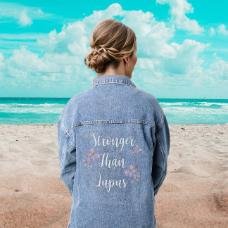 Stronger Than Lupus Denim Jacket