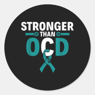Stronger Than Ocd - Ocd Awareness Classic Round Sticker