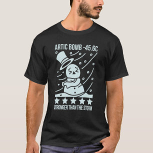 Stronger Than The Storm, Arctic Cyclone -45.6 Souv T-Shirt