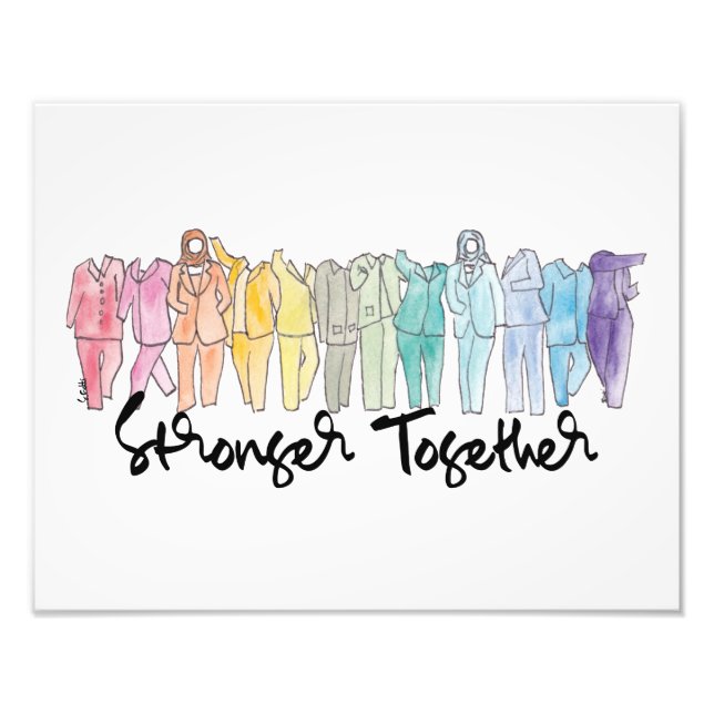 Stronger Together Art Print (Front)