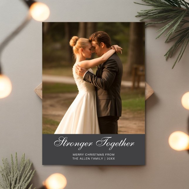 Stronger Together Cosy Couple Holiday Greeting (Creator Uploaded)