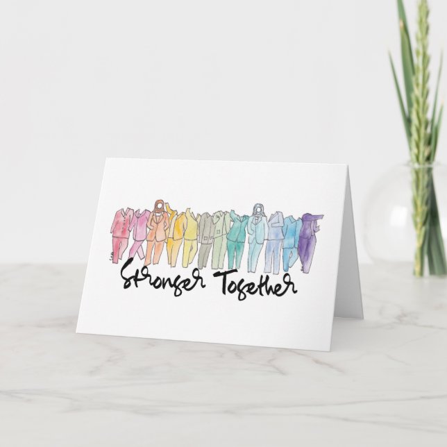Stronger Together Greeting Card (Front)