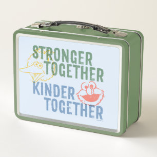 Stronger Together Kinder Together Metal Lunch Box