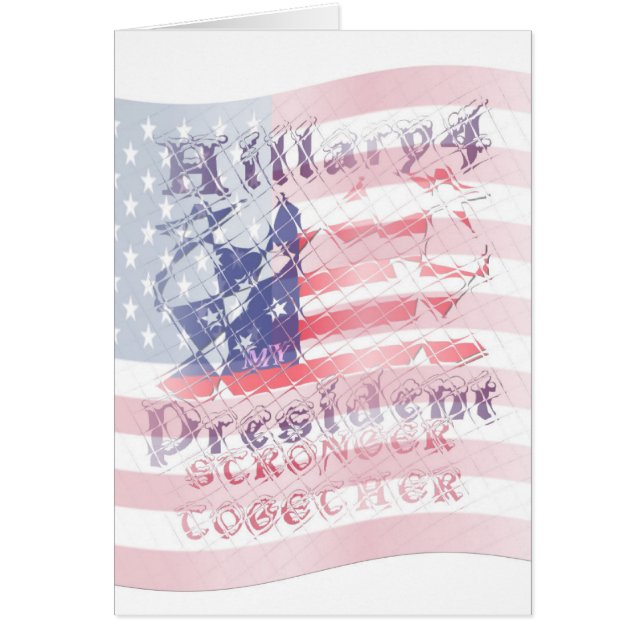 Stronger together USA Hillary 4 President American (Front)