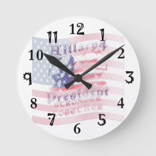 Stronger together USA  Round Clock