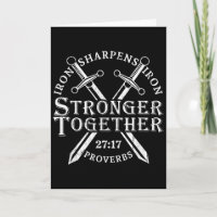 Strongers Together Iron Sharpens Iron Proverbs 27_