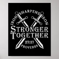 Strongers Together Iron Sharpens Iron Proverbs 27_