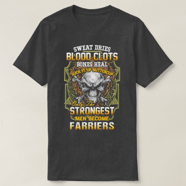 Strongest Farrier T T-Shirt (Design Front)