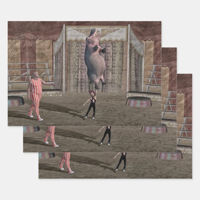 Strongest Girl In The World Wrapping Paper Sheet (Set)