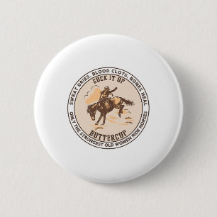 Strongest Women Ride Horse Horseback Riding Girls 6 Cm Round Badge