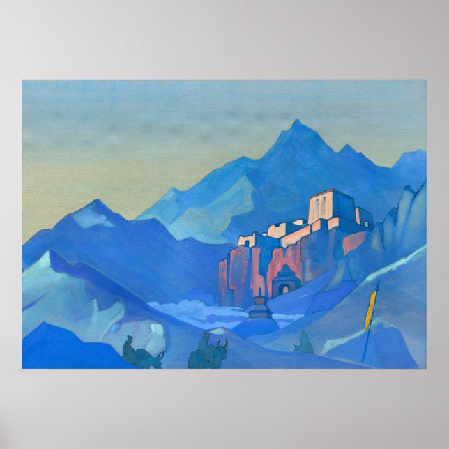 Stronghold of the Spirit by Nicholas Roerich Poster (Front)