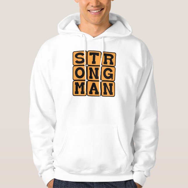 Strongman, Bodybuilder Hoodie (Front)