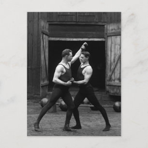 Strongman Match Postcard