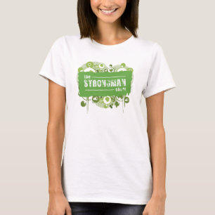 Strongman Show Green Grunge T-Shirt