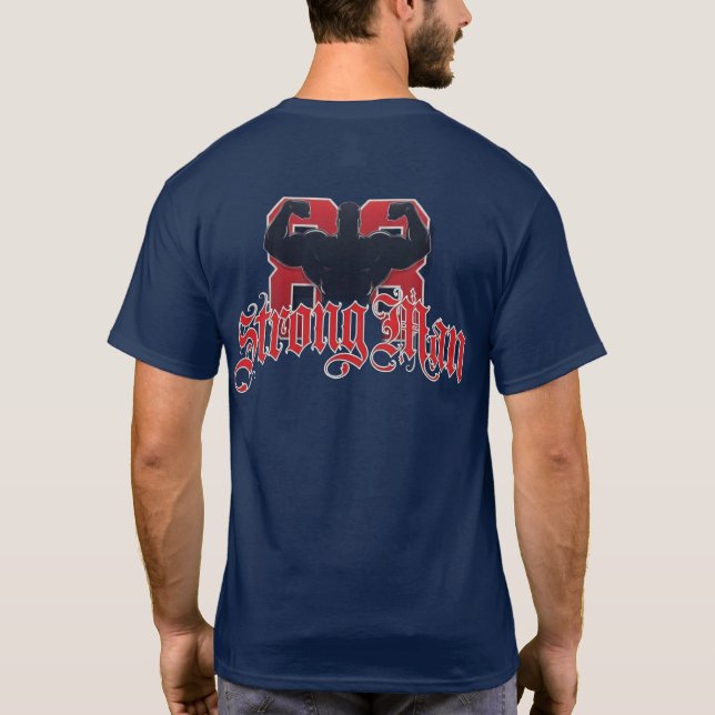 StrongMn Blue T-shirt (Back)