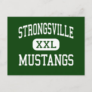 Strongsville - Mustangs - High - Strongsville Ohio Postcard