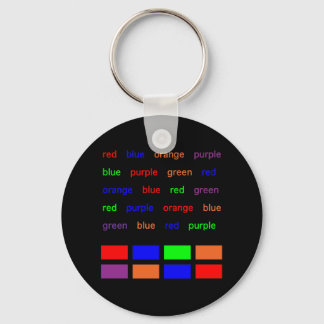 Stroop Test Key Ring