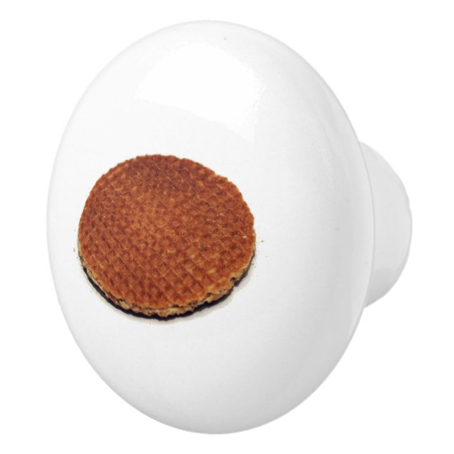 Stroopwafel Ceramic Knob (Right)