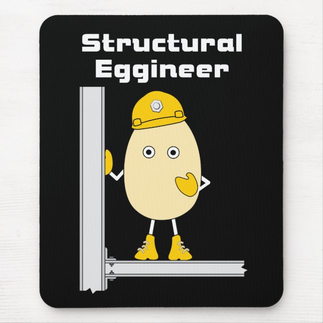 Structural Eggineer T-Shirt Mouse Mat (Front)