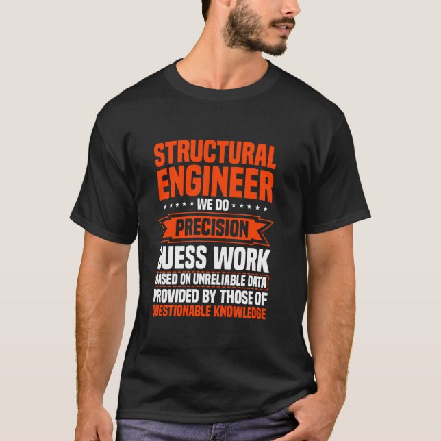 Structural Engineer Construction Civil Building En T-Shirt (Front)