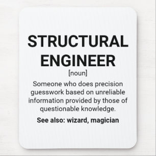 Structural Engineer Definition Noun Mouse Mat