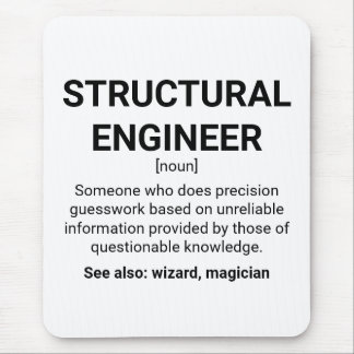 Structural Engineer Definition Noun Mouse Mat