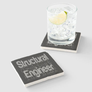 Structural Engineer Extraordinaire Stone Coaster