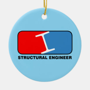 Structural Engineer League Ceramic Ornament