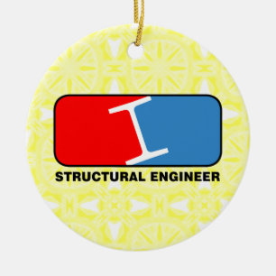 Structural Engineer League Ceramic Tree Decoration