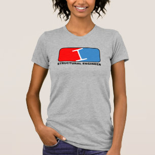 Structural Engineer League White Text T-Shirt