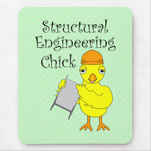 Structural Engineering Chick Mouse Mat